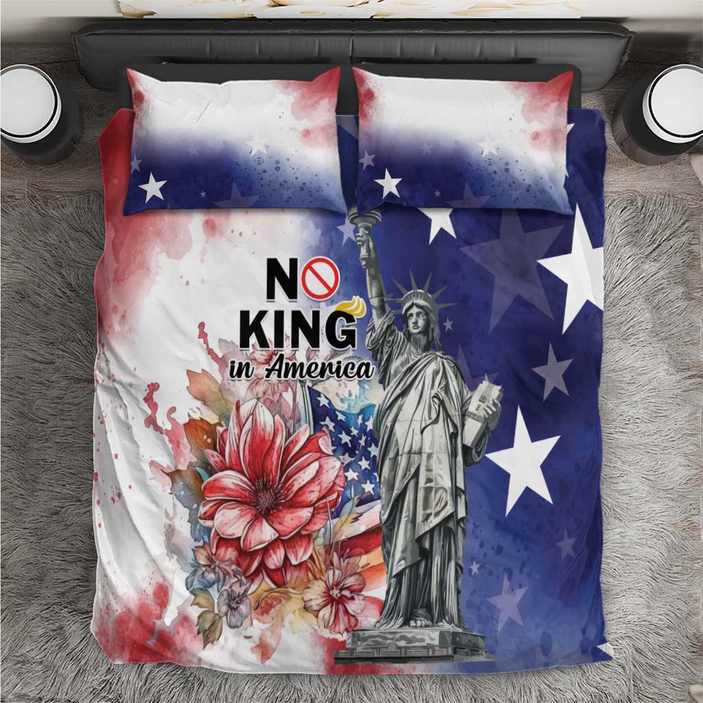 No Kings In America Bedding Set Watercolor Floral - Wonder Print Shop