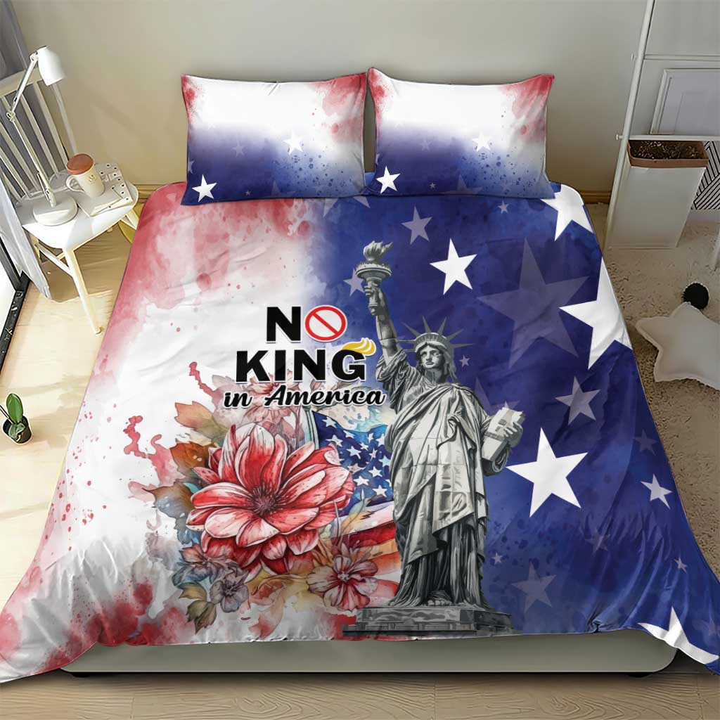 No Kings In America Bedding Set Watercolor Floral - Wonder Print Shop