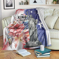 No Kings In America Blanket Watercolor Floral - Wonder Print Shop