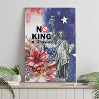 No Kings In America Canvas Wall Art Watercolor Floral - Wonder Print Shop