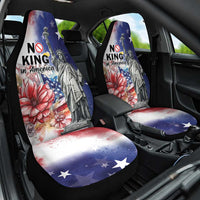No Kings In America Car Seat Cover Watercolor Floral - Wonder Print Shop