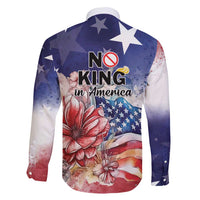 No Kings In America Family Matching Mermaid Dress and Hawaiian Shirt Watercolor Floral - Wonder Print Shop