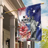 No Kings In America Garden Flag Watercolor Floral - Wonder Print Shop