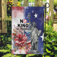 No Kings In America Garden Flag Watercolor Floral - Wonder Print Shop