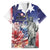 No Kings In America Hawaiian Shirt Watercolor Floral - Wonder Print Shop