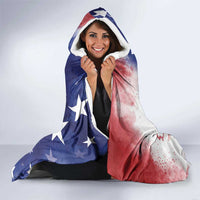 No Kings In America Hooded Blanket Watercolor Floral - Wonder Print Shop