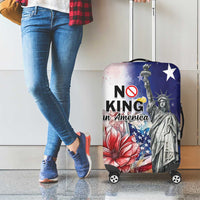No Kings In America Luggage Cover Watercolor Floral - Wonder Print Shop