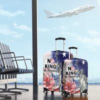 No Kings In America Luggage Cover Watercolor Floral - Wonder Print Shop