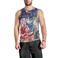 No Kings In America Men Tank Top Watercolor Floral - Wonder Print Shop