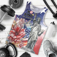 No Kings In America Men Tank Top Watercolor Floral - Wonder Print Shop