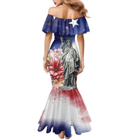 No Kings In America Mermaid Dress Watercolor Floral - Wonder Print Shop