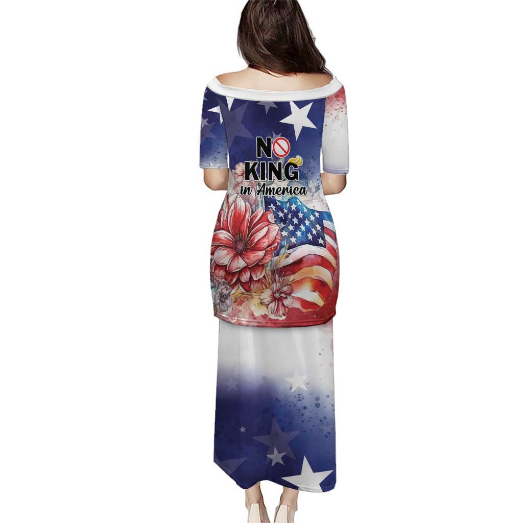 No Kings In America Puletasi Watercolor Floral - Wonder Print Shop