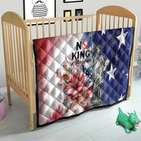 No Kings In America Quilt Watercolor Floral - Wonder Print Shop