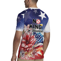 No Kings In America Rugby Jersey Watercolor Floral - Wonder Print Shop