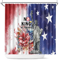 No Kings In America Shower Curtain Watercolor Floral - Wonder Print Shop