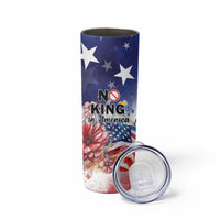 No Kings In America Skinny Tumbler Watercolor Floral - Wonder Print Shop