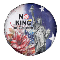 No Kings In America Spare Tire Cover Watercolor Floral - Wonder Print Shop