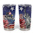 No Kings In America Tumbler Cup Watercolor Floral - Wonder Print Shop