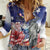 No Kings In America Women Casual Shirt Watercolor Floral - Wonder Print Shop