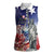 No Kings In America Women Sleeveless Polo Shirt Watercolor Floral - Wonder Print Shop