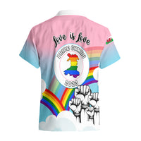 Pride Cymru Hawaiian Shirt Welsh Dragon Rainbow Version - Wonder Print Shop