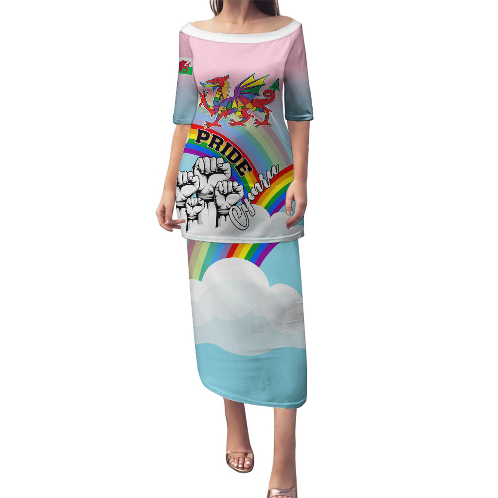Pride Cymru Puletasi Welsh Dragon Rainbow Version - Wonder Print Shop