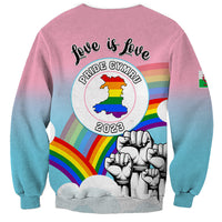 Pride Cymru Sweatshirt Welsh Dragon Rainbow Version - Wonder Print Shop