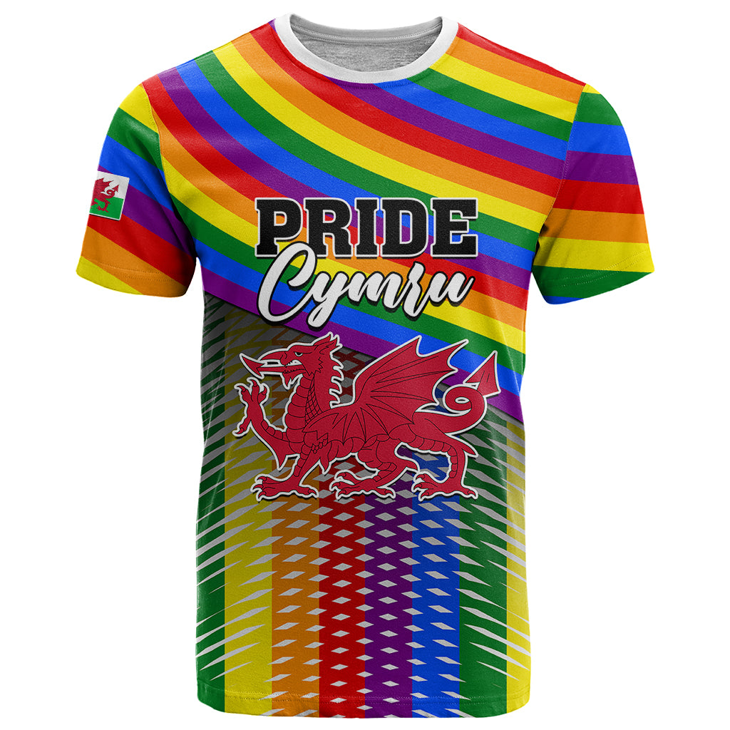 Personalised Pride Cymru T Shirt Love is Love Welsh Red Dragon - Wonder Print Shop