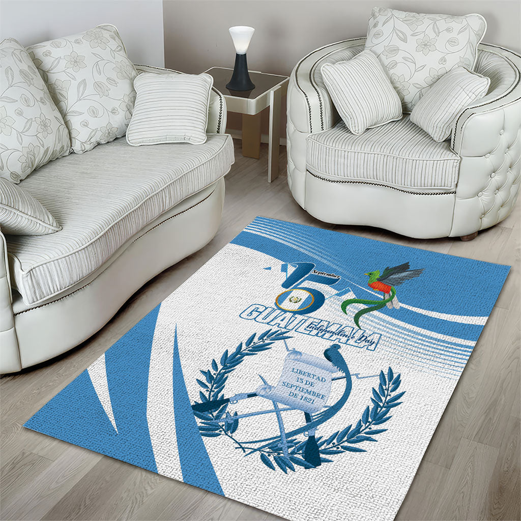 Guatemala 15 Septiembre 1821 Area Rug Happy Independence Day