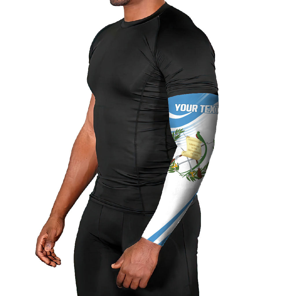 Personalized Guatemala 15 Septiembre 1821 Arm Sleeves Happy Independence Day