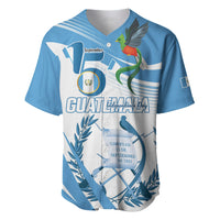 Personalized Guatemala 15 Septiembre 1821 Baseball Jersey Happy Independence Day