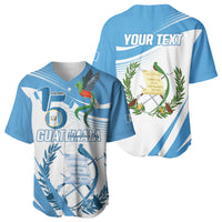 Personalized Guatemala 15 Septiembre 1821 Baseball Jersey Happy Independence Day