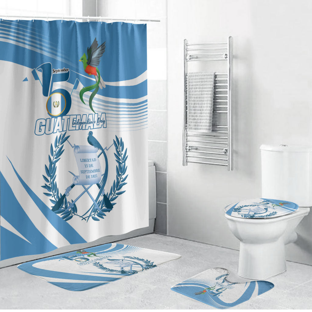 Guatemala 15 Septiembre 1821 Bathroom Set Happy Independence Day