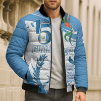 Personalized Guatemala 15 Septiembre 1821 Bomber Puffer Jacket Happy Independence Day