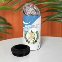 Personalized Guatemala 15 Septiembre 1821 4 in 1 Can Cooler Tumbler Happy Independence Day