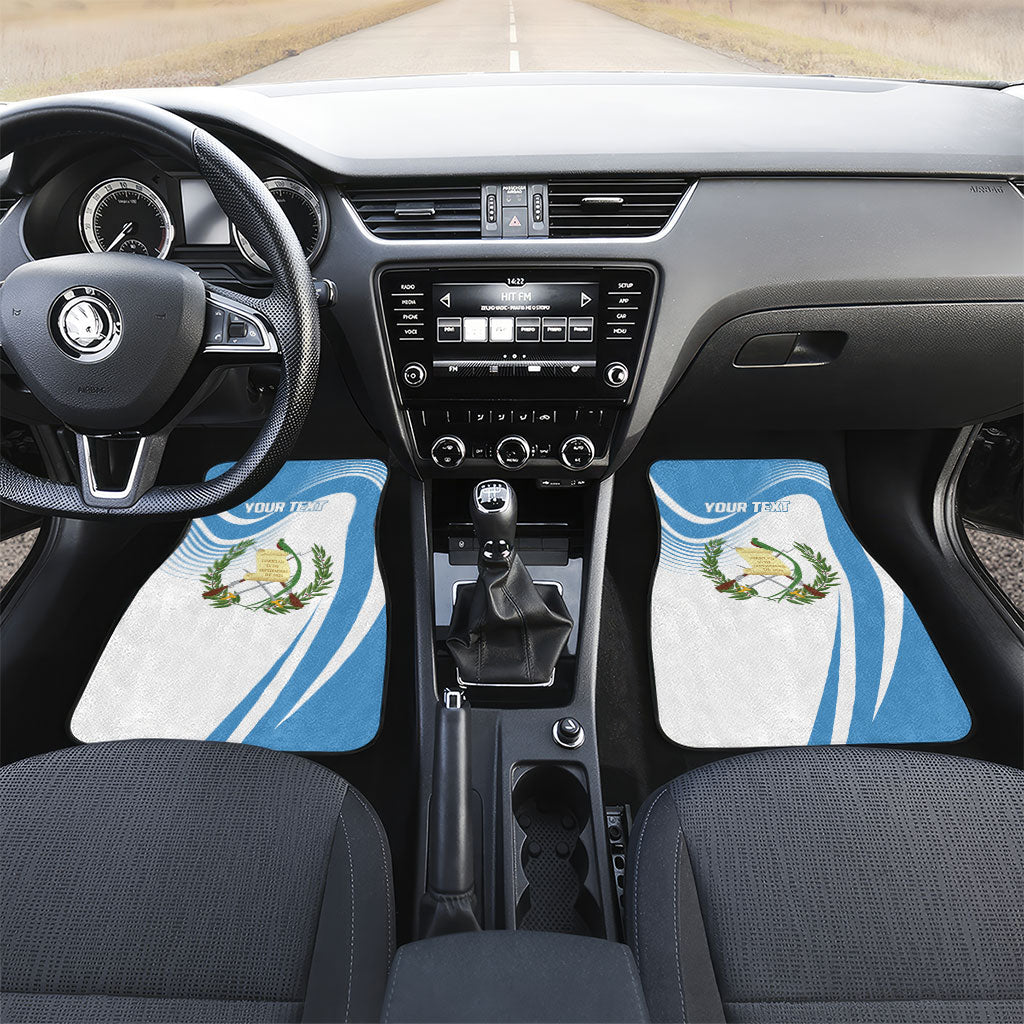 Personalized Guatemala 15 Septiembre 1821 Car Mats Happy Independence Day