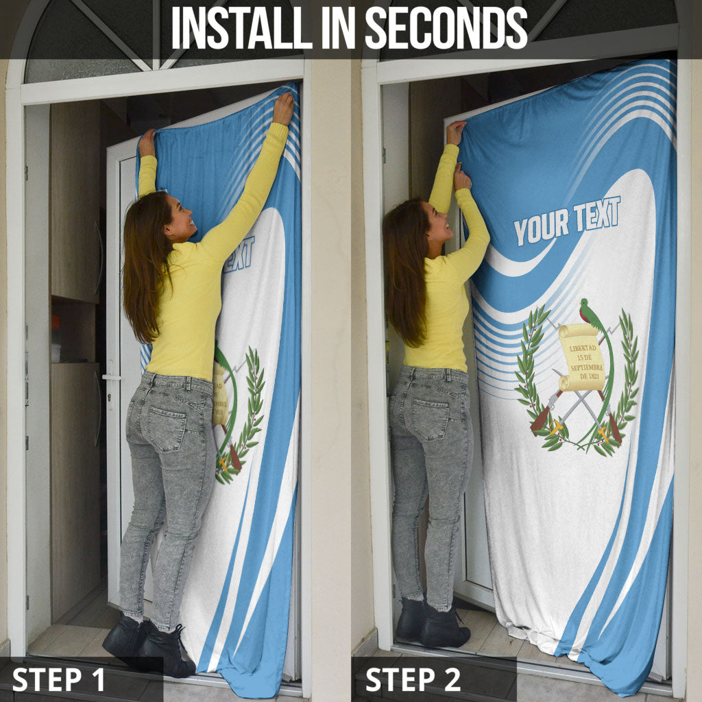 Personalized Guatemala 15 Septiembre 1821 Door Cover Happy Independence Day
