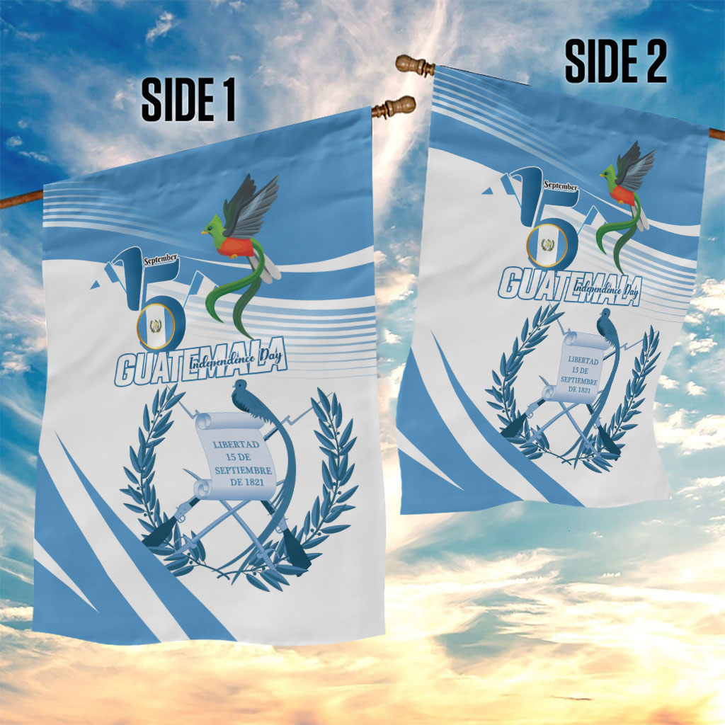Guatemala 15 Septiembre 1821 Garden Flag Happy Independence Day