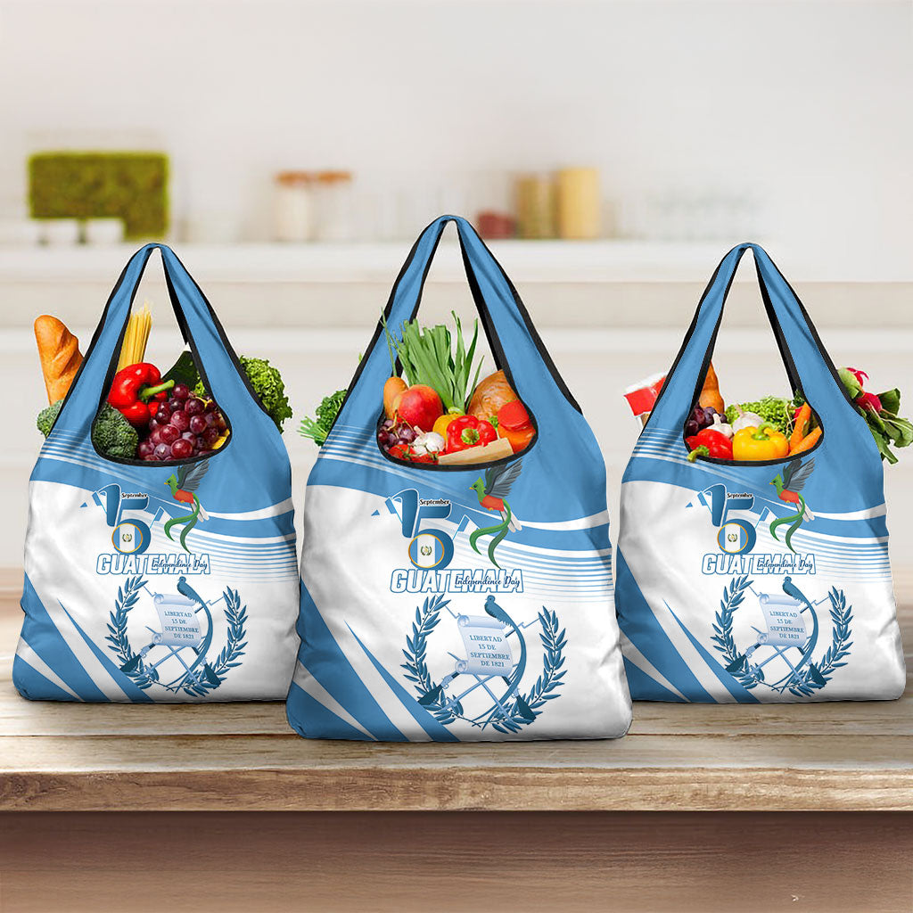 Guatemala 15 Septiembre 1821 Grocery Bag Happy Independence Day
