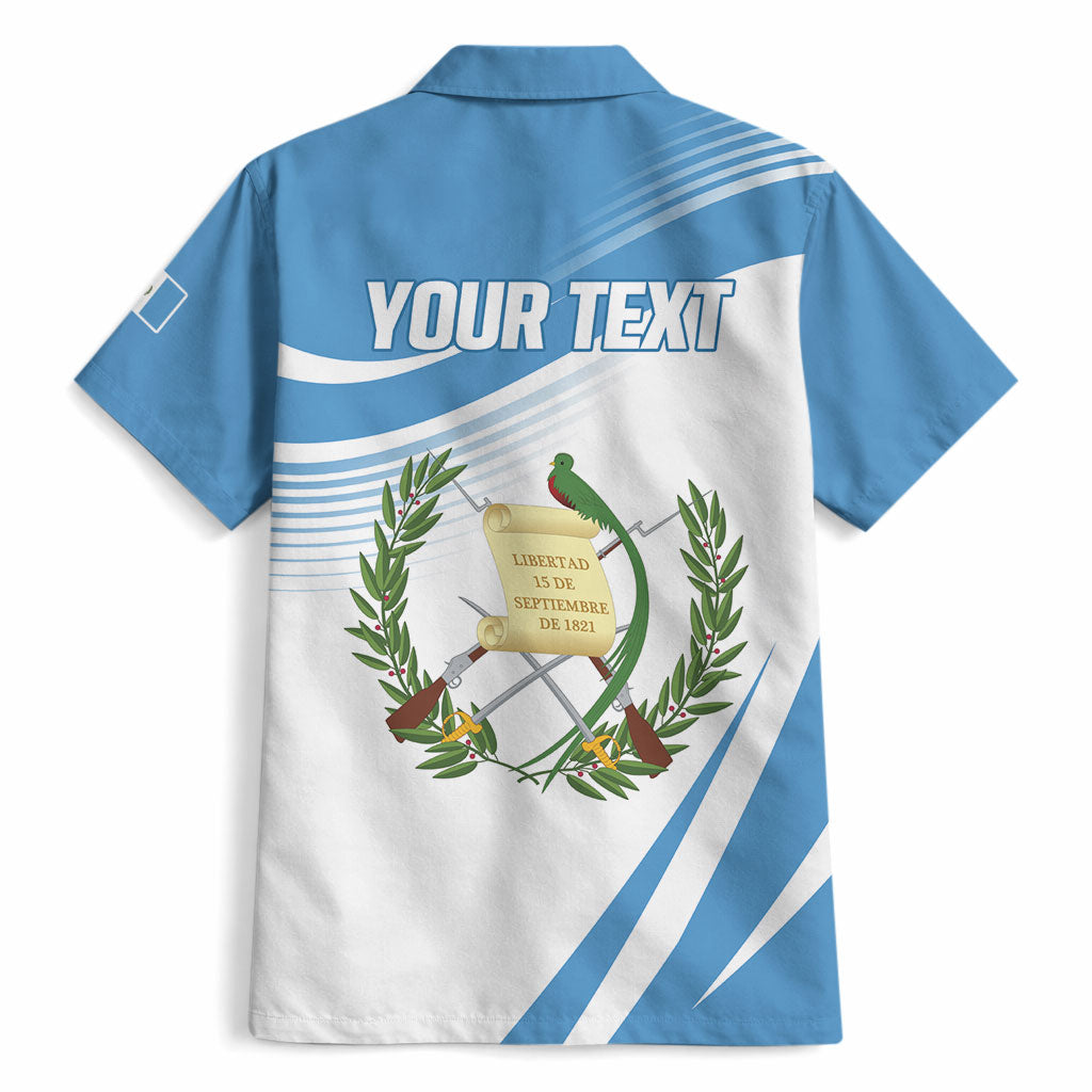 Personalized Guatemala 15 Septiembre 1821 Hawaiian Shirt Happy Independence Day