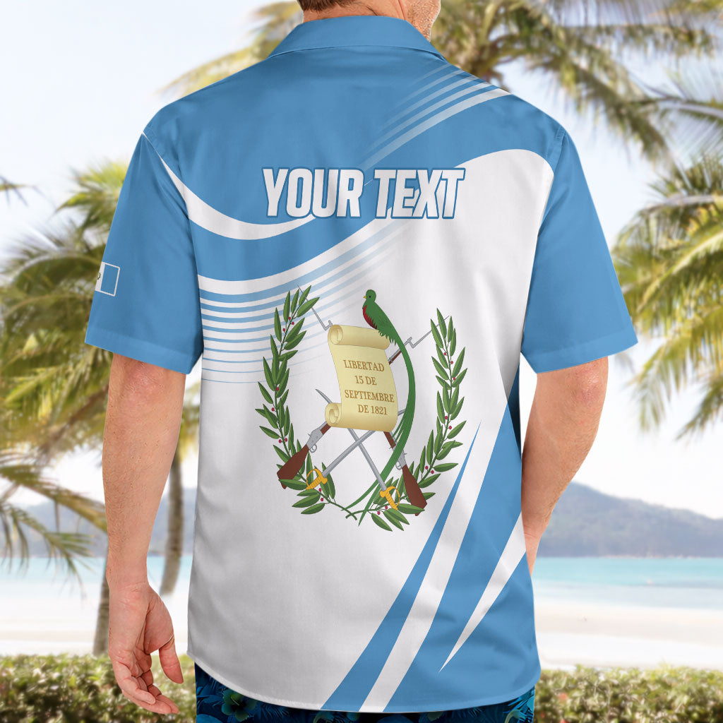 Personalized Guatemala 15 Septiembre 1821 Hawaiian Shirt Happy Independence Day