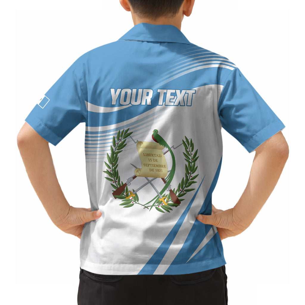 Personalized Guatemala 15 Septiembre 1821 Hawaiian Shirt Happy Independence Day