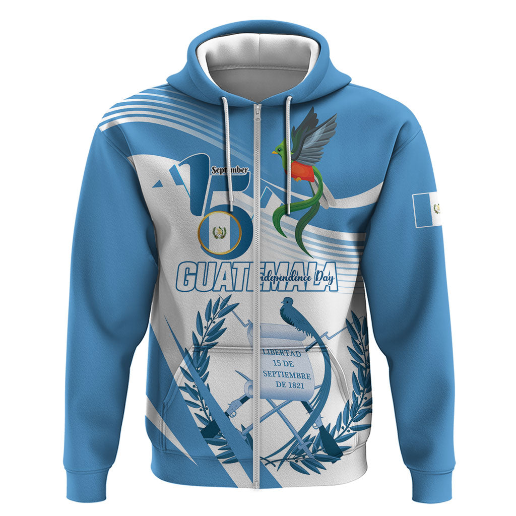 Personalized Guatemala 15 Septiembre 1821 Hoodie Happy Independence Day