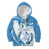 Personalized Guatemala 15 Septiembre 1821 Kid Hoodie Happy Independence Day
