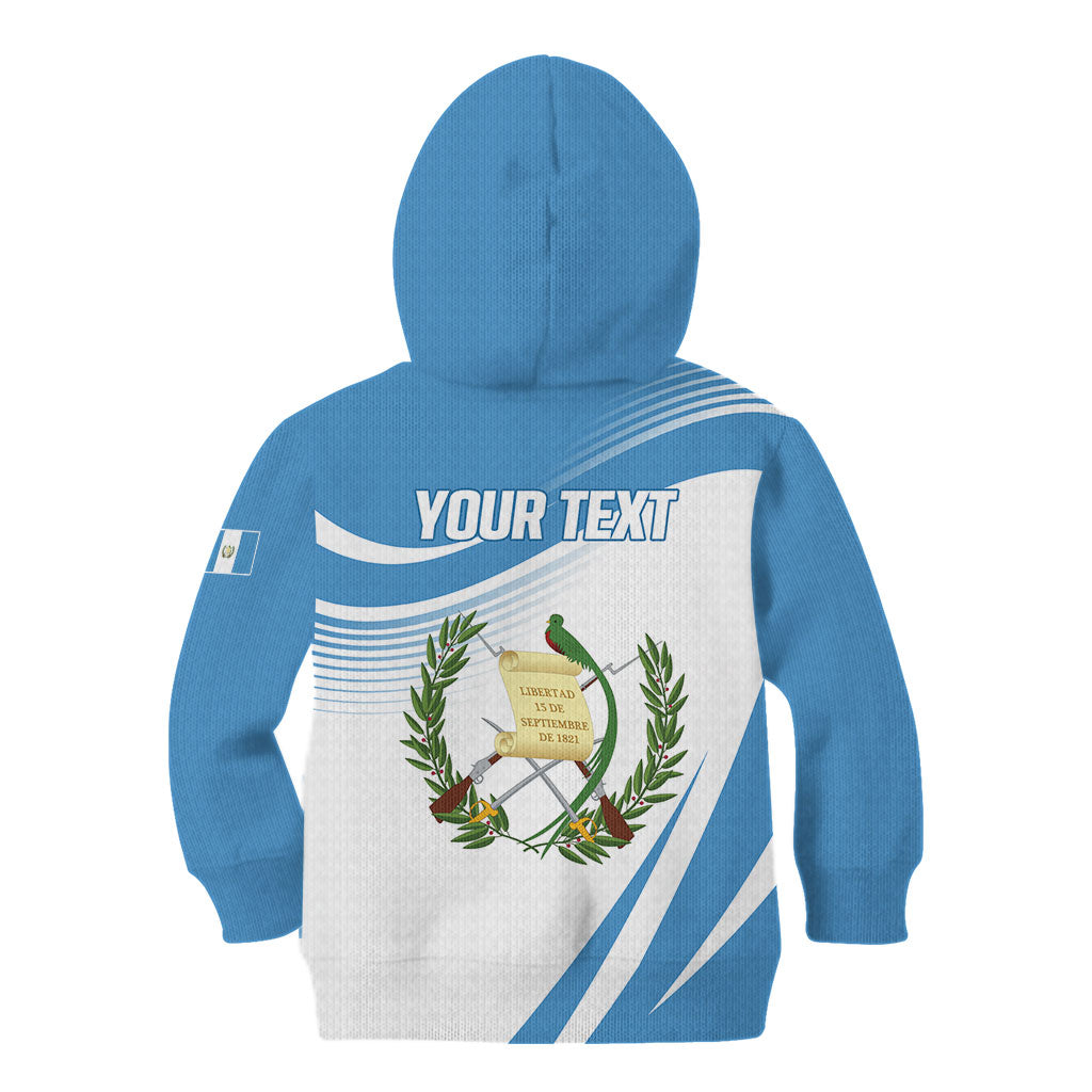 Personalized Guatemala 15 Septiembre 1821 Kid Hoodie Happy Independence Day