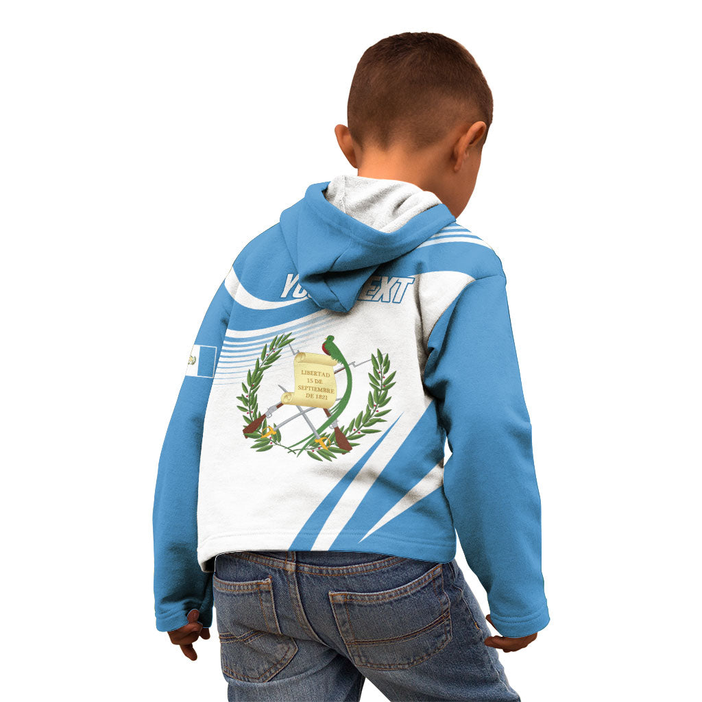 Personalized Guatemala 15 Septiembre 1821 Kid Hoodie Happy Independence Day