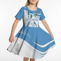 Personalized Guatemala 15 Septiembre 1821 Kid Short Sleeve Dress Happy Independence Day