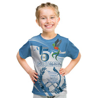 Personalized Guatemala 15 Septiembre 1821 Kid T Shirt Happy Independence Day
