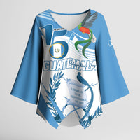 Personalized Guatemala 15 Septiembre 1821 Kimono Sleeve Blouse Happy Independence Day