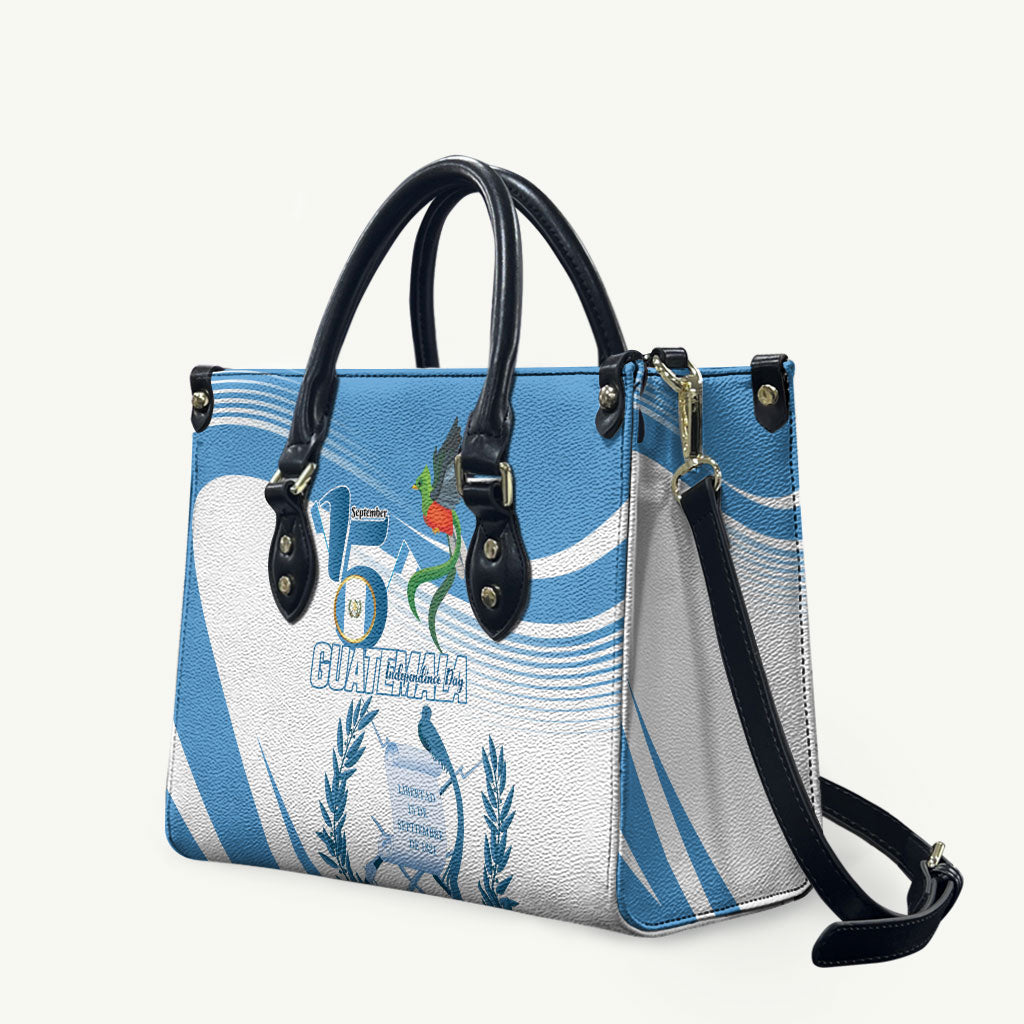 Guatemala 15 Septiembre 1821 Leather Bag Happy Independence Day